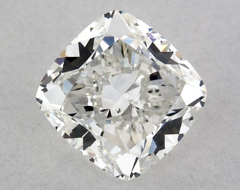 GIA 1.00 Carat H-VS2 Good Cut Cushion Modified Natural Diamond